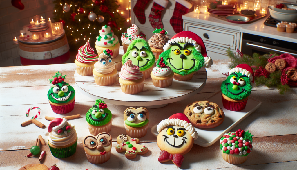 How To Create Baby Grinch Themed Baked Goods