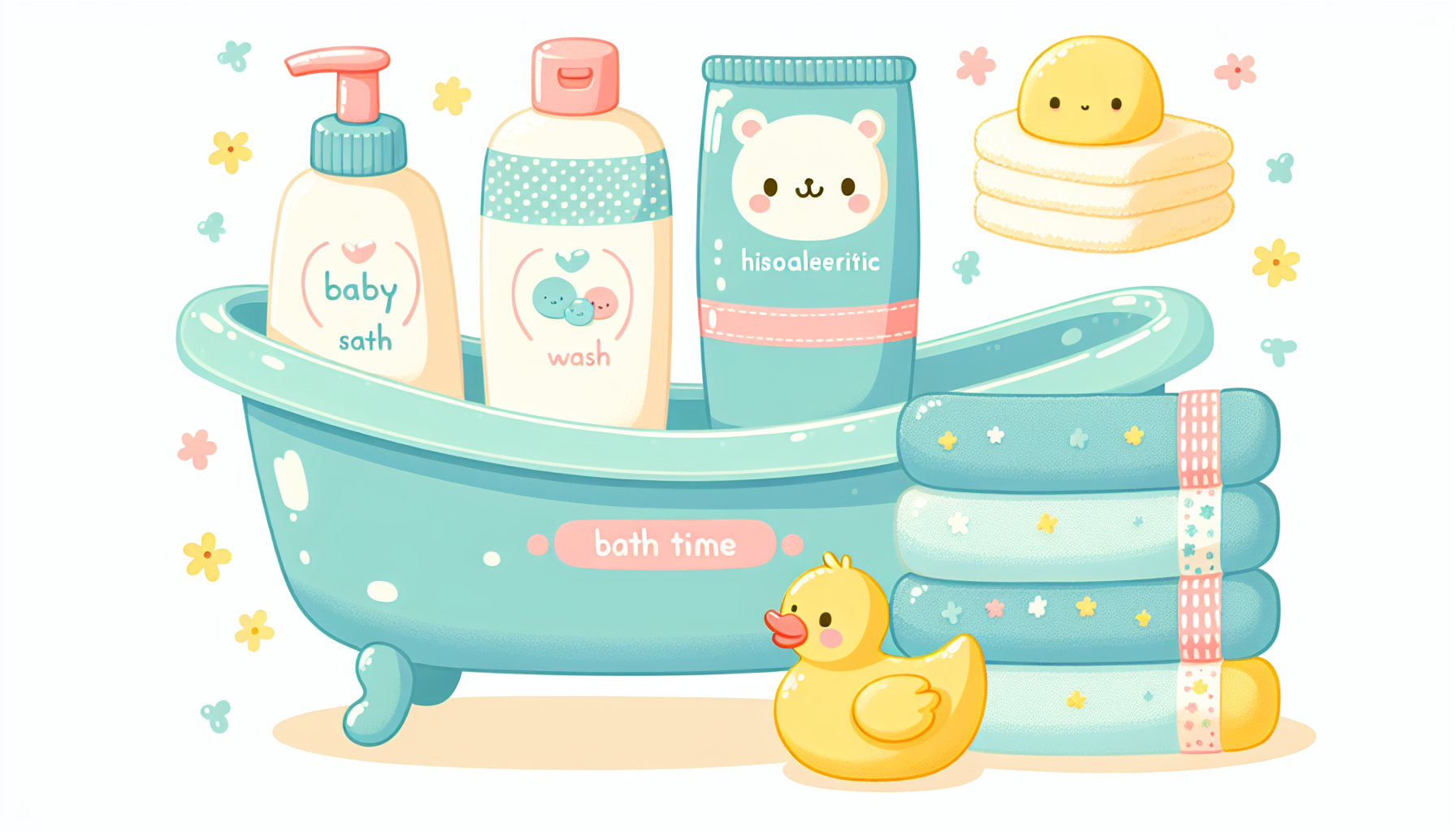 Baby Bath Time Set