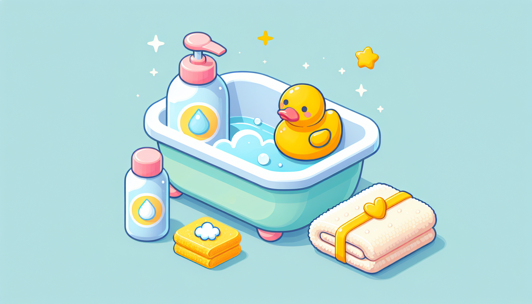 Baby Bath Time Set