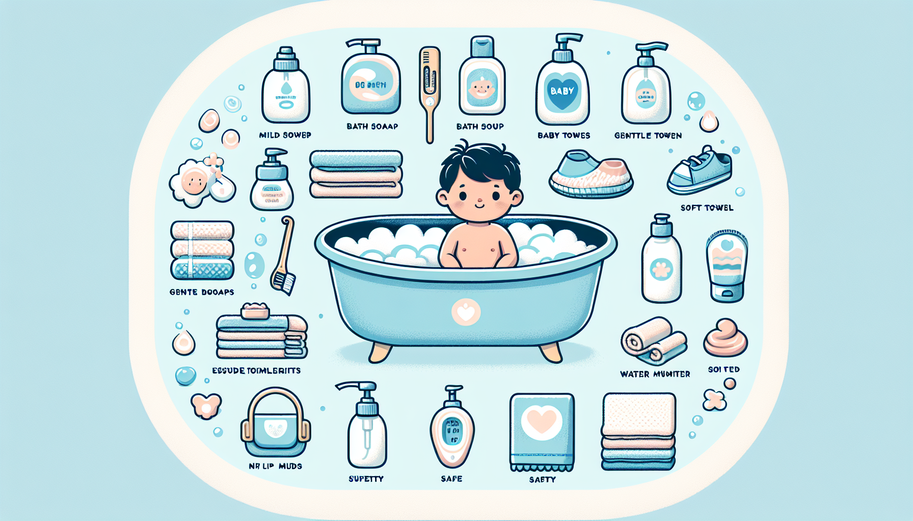 How to Order Bath Items for New Borns