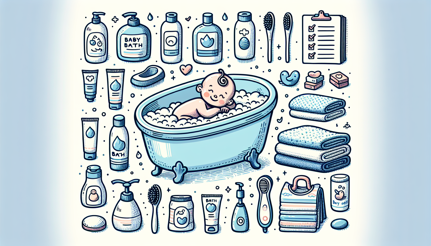 How to Order Bath Items for New Borns